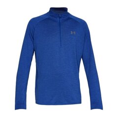 Спортивная мужская футболка Under Armour Tech 2.0 1/2 Zip M 1328495-400, 55690, синяя цена и информация | Мужская спортивная одежда | 220.lv