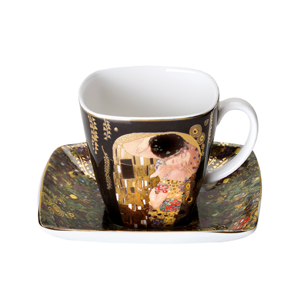 Espresso tase Gustavs Klimts - Skūpsts cena un informācija | Oriģinālas krūzes | 220.lv