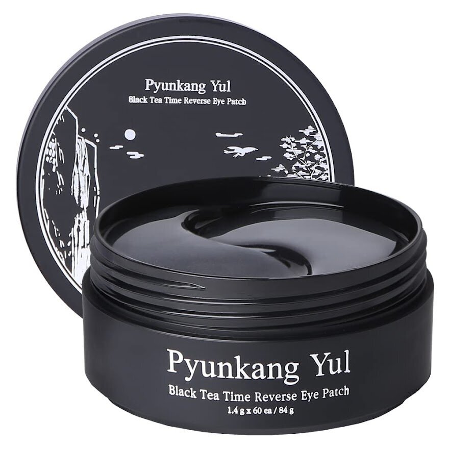 Pyunkang Yul Black Tea Time Reverse Eye Patch Hidrogela Acu Plāksteri 60 gab cena un informācija | Sejas maskas, acu maskas | 220.lv