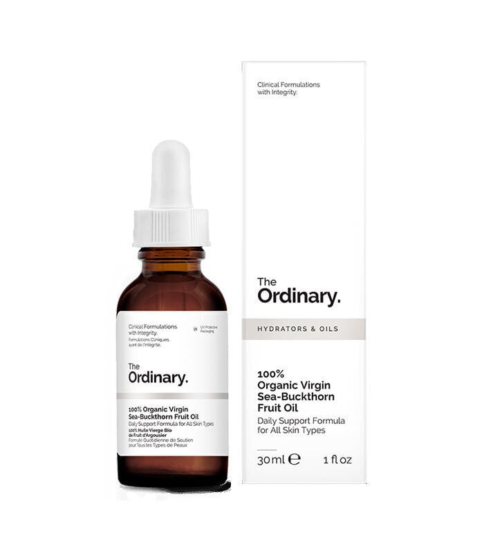 Smiltsērkšķu eļļa sejas ādai The Ordinary 100% Organic Virgin Sea-Buckthorn Fruit Oil, 30 ml cena un informācija | Serumi sejai, eļļas | 220.lv