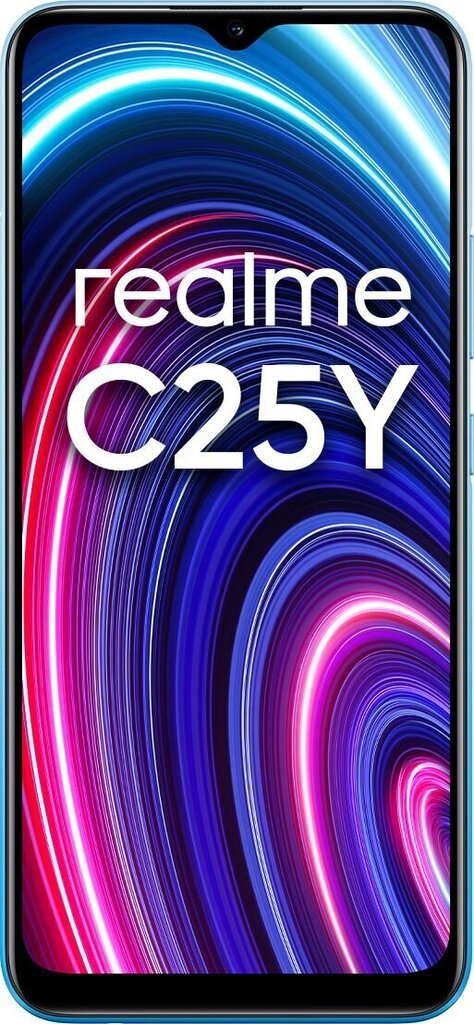 Realme C25Y, 128 GB, Dual SIM, Blue cena un informācija | Mobilie telefoni | 220.lv