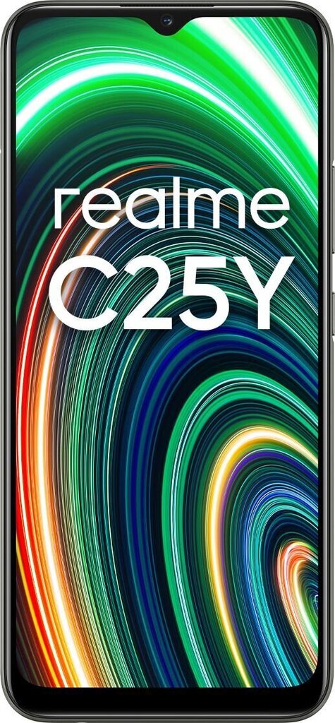 Realme C25Y, 128 GB, Dual SIM, Black цена и информация | Mobilie telefoni | 220.lv