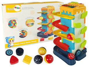 Izglītojoša figurālā spēle 4 stāvi ar melodijām cena un informācija | Attīstošās rotaļlietas | 220.lv