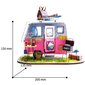 Koka saliekamā miniatūra Robotime 3D Camper cena un informācija | Konstruktori | 220.lv