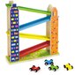 Koka krāsaina autotrase Viga cena un informācija | Rotaļlietas zīdaiņiem | 220.lv