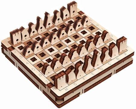 Koka 3D spēle — Mr. Playwood Chess, 14 gadi+ цена и информация | Konstruktori | 220.lv