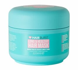 Matu maska HairBurst Long & Healthy Hair Mask 220 ml cena un informācija | Matu uzlabošanai | 220.lv