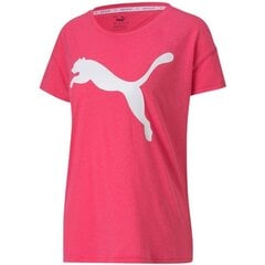 Спортивная футболка для женщин Puma Active Logo Tee Glowing W 852006 76, розовая цена и информация | Спортивная одежда для женщин | 220.lv