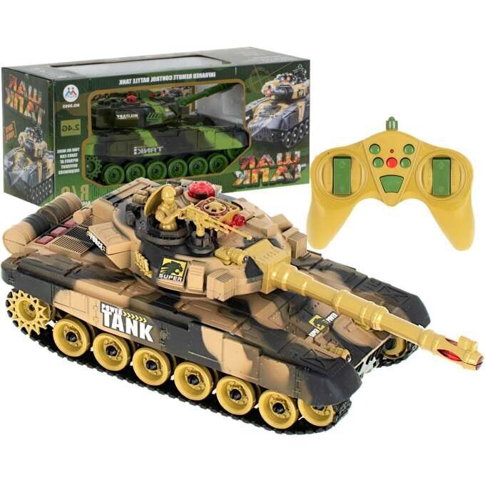 Tanks ar tālvadības pulti War Tank 9993, brūns cena un informācija | Rotaļlietas zēniem | 220.lv