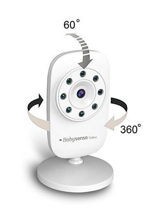 Mobilā aukle BabySense Videoniania ar 2 kamerām V24EU + 2K cena un informācija | Radio un video aukles | 220.lv