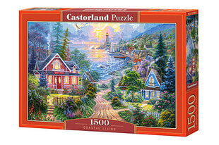 Puzle Puzzle Castorland, "Coastal Living Castorland" 1500 det. cena un informācija | Puzles, 3D puzles | 220.lv