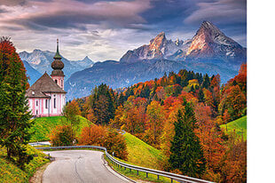 Puzle Puzzle Castorland Autumn in Bavarian Alps, Germany 2000 detaļu cena un informācija | Puzles, 3D puzles | 220.lv