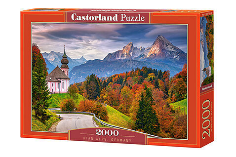 Puzle Puzzle Castorland Autumn in Bavarian Alps, Germany 2000 detaļu цена и информация | Puzles, 3D puzles | 220.lv