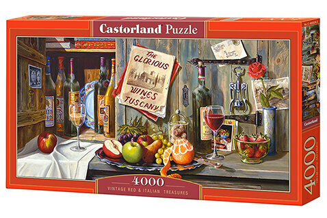 Puzle Puzzle Castorland Vintage Red & Italian Treasures, 4000 detaļu цена и информация | Puzles, 3D puzles | 220.lv