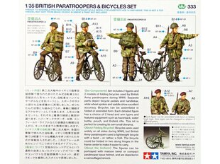 Конструктор Tamiya -british paratroopers set цена и информация | Конструкторы и кубики | 220.lv