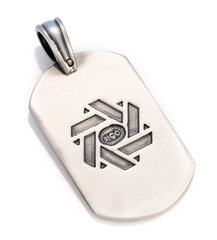 Подвеска Bico "Simurgh" Dog Tag Tribal (DT20) цена и информация | Мужские украшения | 220.lv