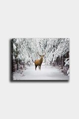 Reprodukcija Brieži ziemas mežā цена и информация | Картины | 220.lv