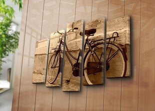 Репродукция из пяти частей Велосипед цена и информация | Картины | 220.lv