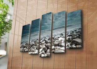 Репродукция из пяти частей Каменистый берег цена и информация | Картины | 220.lv