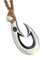 Bico "Matua Natuica" Племенной кулон в стиле маори, завязанный на шнурке ручной работы (SR9) цена и информация | Мужские украшения | 220.lv