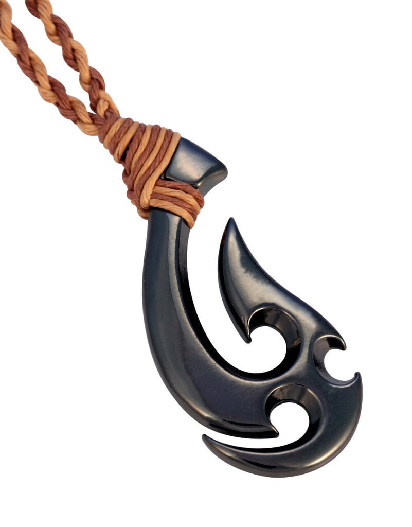 Bico "Re"Are"A" maoru stila cilšu kulons, kas mezglots ar rokām austā auklā (SR18) cena un informācija | Vīriešu rotaslietas | 220.lv