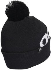 Adidas Cepures Pompom Woolie Black H32425/OSFM cena un informācija | Vīriešu cepures, šalles, cimdi | 220.lv