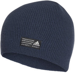 Adidas Adītas Cepures Perf Beanie Blue GS2114/OSFM cena un informācija | Vīriešu cepures, šalles, cimdi | 220.lv