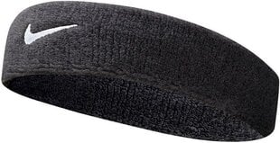 Повязка на голову Nike Swoosh Headband Black NNN07 010 цена и информация | Мужские шарфы, шапки, перчатки | 220.lv