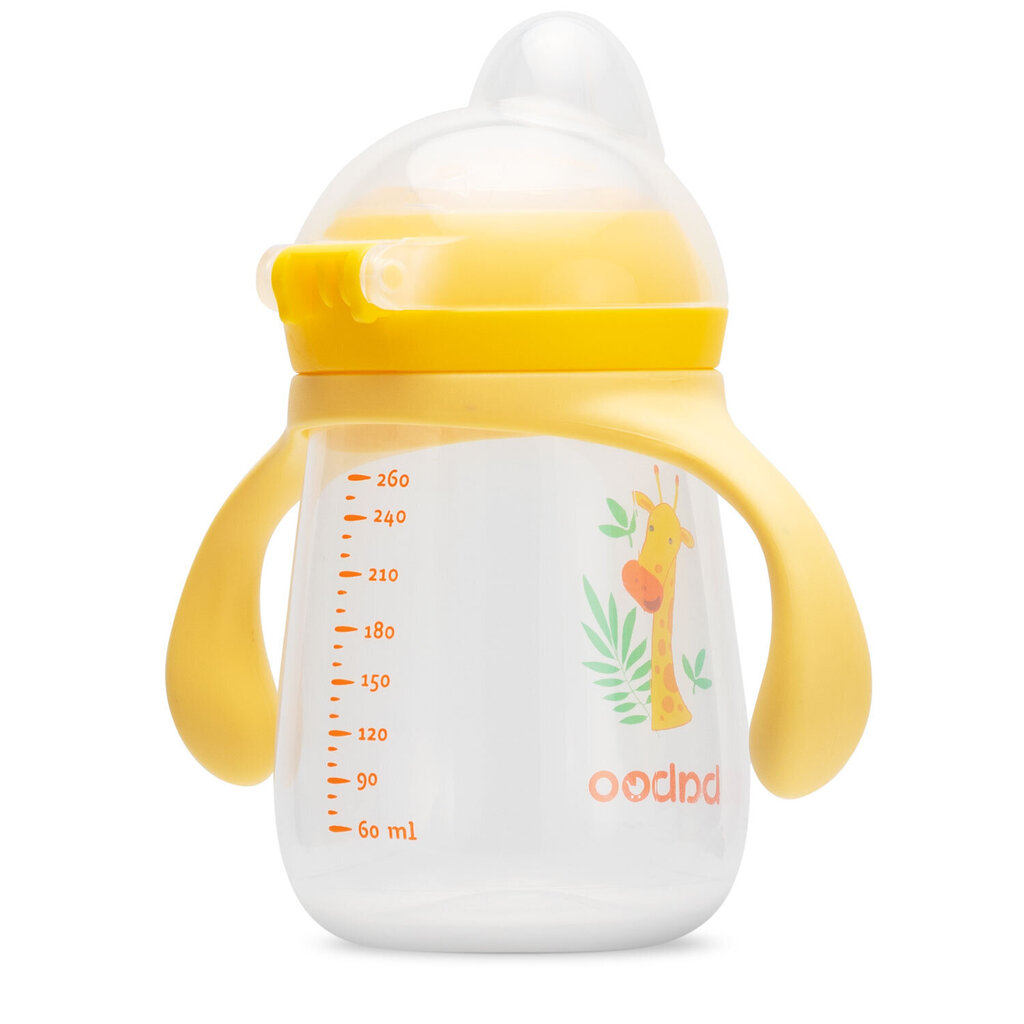 Baboo ūdens pudele ar silikona snīpi, 260 ml, 6+ mēnešu vecumam, Safari cena un informācija | Bērnu pudelītes un to aksesuāri | 220.lv