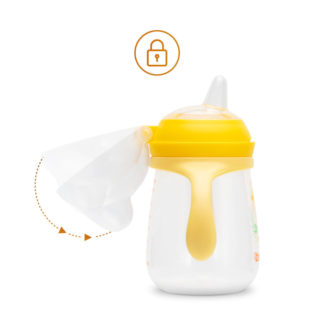 Baboo ūdens pudele ar silikona snīpi, 260 ml, 6+ mēnešu vecumam, Safari cena un informācija | Bērnu pudelītes un to aksesuāri | 220.lv