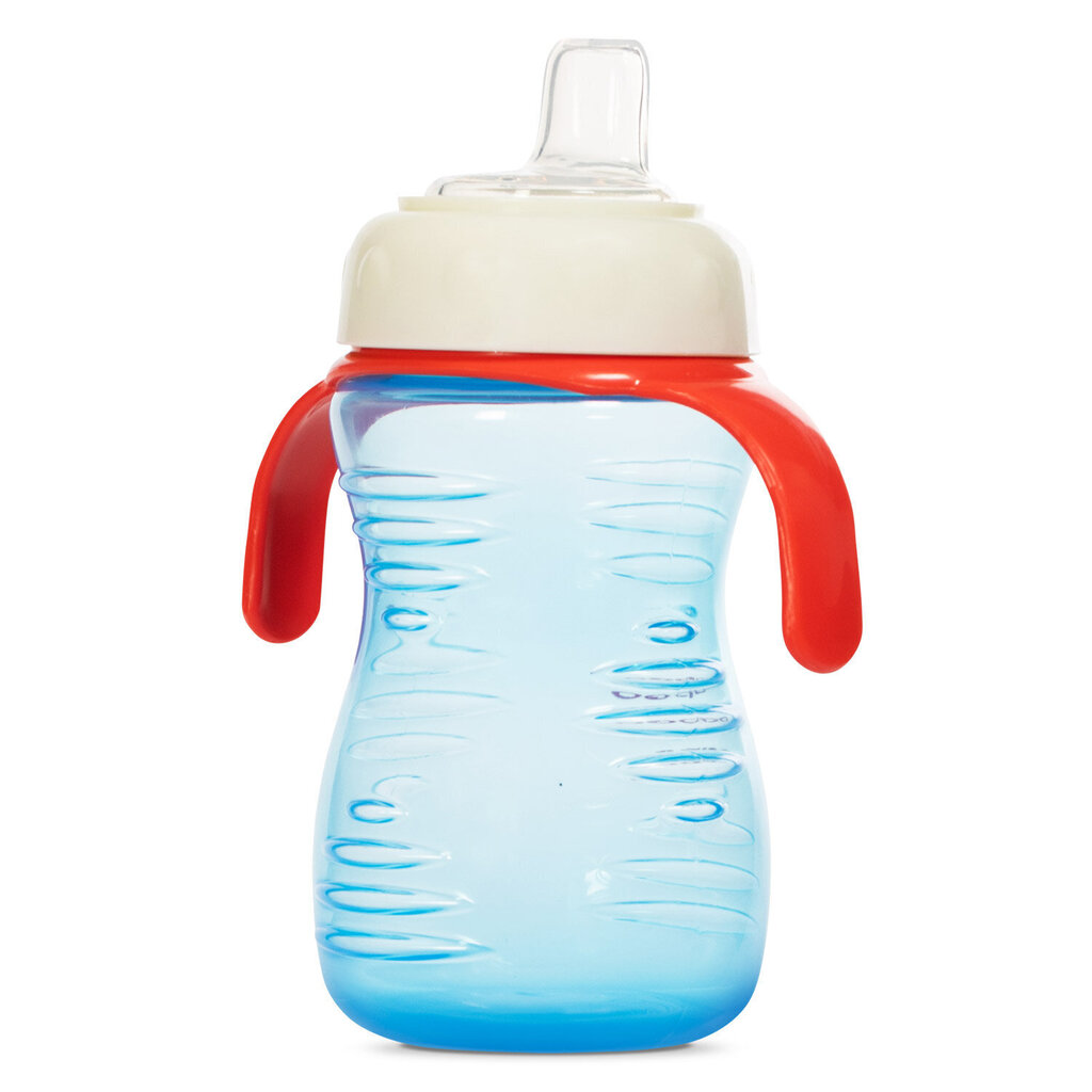 Pudelīte ar silikona snīpi Baboo, 6+ mēneši, 260 ml, zils cena un informācija | Bērnu pudelītes un to aksesuāri | 220.lv