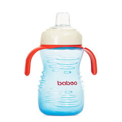 Бутылка Baboo с силиконовым носиком, от 6 месяцев, 260 мл, синий цена и информация | Бутылочки и аксессуары | 220.lv