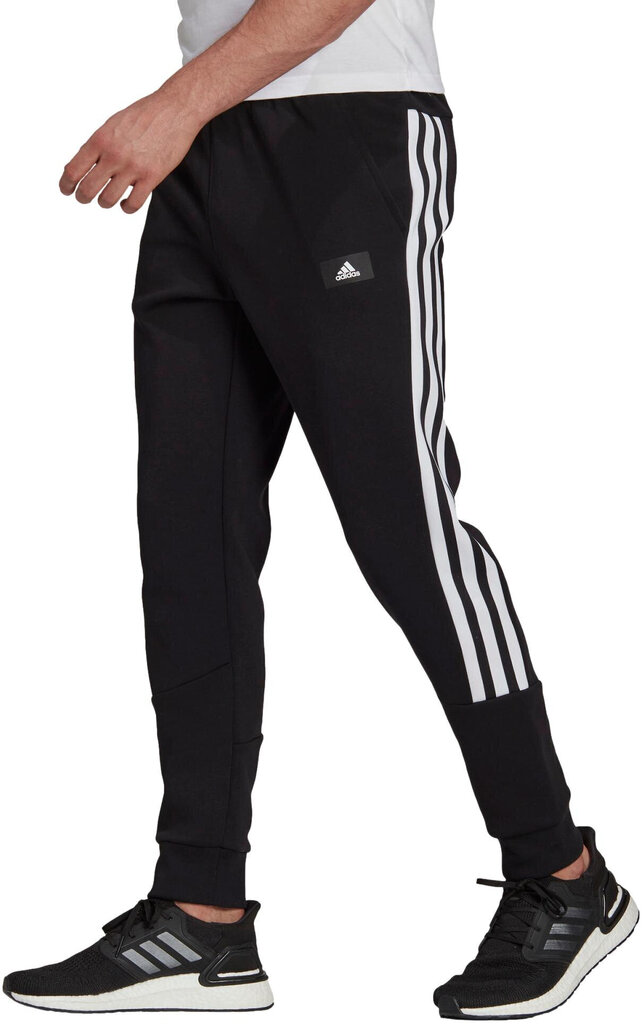 Adidas Bikses M Fi 3s Pant Black GR4085/L/T цена и информация | Vīriešu bikses | 220.lv