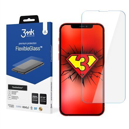 Aizsargstikls 3MK, piemērots Apple iPhone 13 Pro Max, caurspīdīgs cena un informācija | Ekrāna aizsargstikli | 220.lv