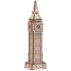 Koka 3D puzle Mr. Playwood Big Ben, 14 gadi + cena un informācija | Konstruktori | 220.lv
