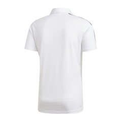 Футболка мужская Adidas D2M 3S Climacool Polo M DU1258, белая цена и информация | Мужская спортивная одежда | 220.lv
