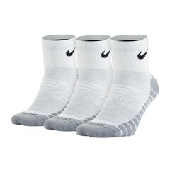 Мужские спортивные носки Nike dry cushion Quarter M SX5549 100, 3 пары, серые цена и информация | Nike Одежда, обувь и аксессуары | 220.lv