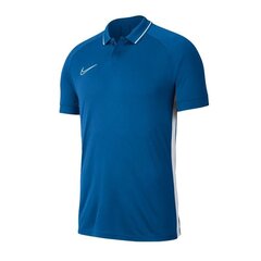 Футболка спортивная мужская Nike Dry Academy 19 Polo M BQ1496-404, синяя цена и информация | Мужская спортивная одежда | 220.lv