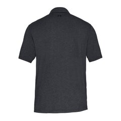 Sporta T-krekls vīriešiem Polo Under Armour Charged Cotton Scramble M 1321111-001, melns cena un informācija | Sporta apģērbs vīriešiem | 220.lv