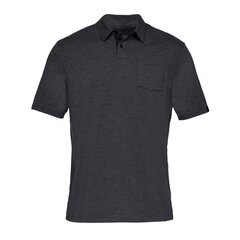 Sporta T-krekls vīriešiem Polo Under Armour Charged Cotton Scramble M 1321111-001, melns cena un informācija | Sporta apģērbs vīriešiem | 220.lv