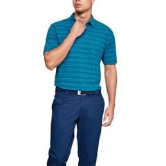 Sporta T-krekls vīriešiem Polo Under Armour Charged Cotton Scramble Stripe M 1323455-417, zils цена и информация | Мужская спортивная одежда | 220.lv