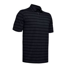 Sporta T-krekls vīriešiem Polo Under Armour Charged Cotton Scramble Stripe M 1323455-002, melns cena un informācija | Sporta apģērbs vīriešiem | 220.lv