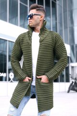 Khaki vīriešu džemperis "Hira" PK5615-45175-XL цена и информация | Мужские свитера | 220.lv