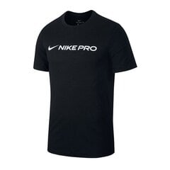 Мужская спортивная рубашка Nike Pro Dry Tee M CD8985-010, 53120, черная цена и информация | Мужская спортивная одежда | 220.lv