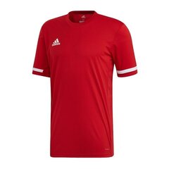 Футболка спортивная мужская adidas Team 19 M DX7242 красная цена и информация | Мужская спортивная одежда | 220.lv