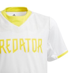 Zēnu T-krekls Adidas BAR Predator Jr GE0033, balts cena un informācija | Zēnu krekli | 220.lv