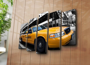 Репродукция из пяти частей Такси цена и информация | Картины | 220.lv