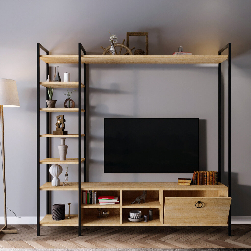 TV galdiņš Kalune Design L514, brūns цена и информация | TV galdiņi | 220.lv