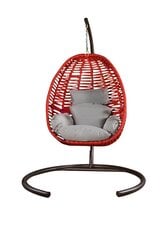 Šūpuļkrēsls Kalune Design Findik, sarkans цена и информация | Садовые стулья, кресла, пуфы | 220.lv