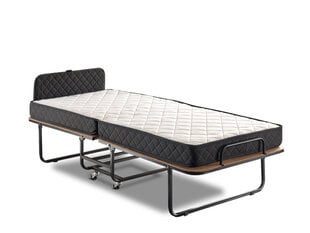 Раскладная кровать Kalune Design Niron XL, 90x200 см, черная цена и информация | Кровати | 220.lv